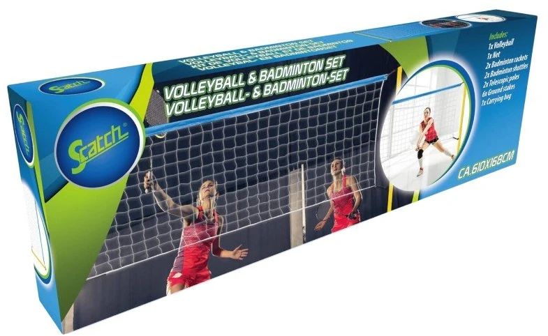 Scatch Tinklinio ir badmintono rinkinys 7 viename