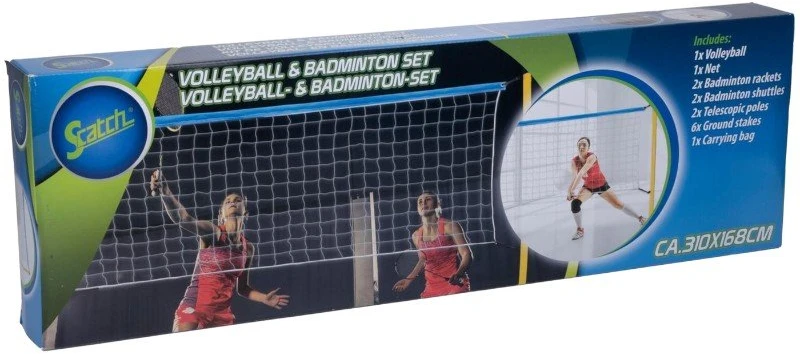 Scatch Tinklinio ir badmintono rinkinys 7 viename
