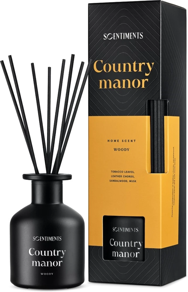 SCENTIMENTS Namų kvapas lazdelėmis Country Manor, 125 ml