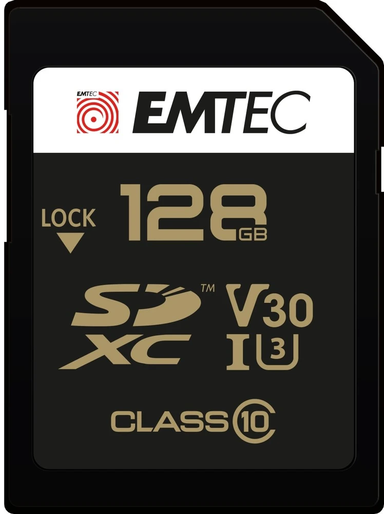 SDXC atminties kortelė UHS-I U3 Emtec SpeedIN Pro, 128 GB