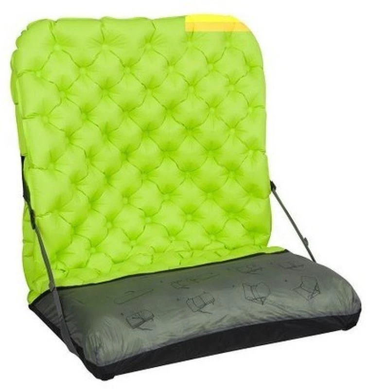 Sea To Summit „Air Chair“ kėdė, 450 mm, juoda/laimo žalia