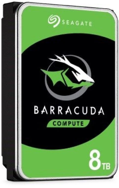 Vidinis kietasis diskas „Seagate BarraCuda“ 3,5 colio 8 TB SATA3 5400 RPM 256 MB