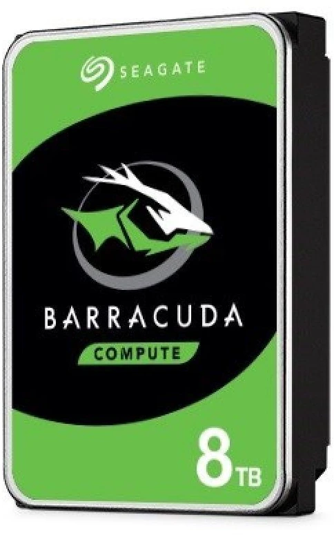 Vidinis kietasis diskas „Seagate BarraCuda“ 3,5 colio 8 TB SATA3 5400 RPM 256 MB