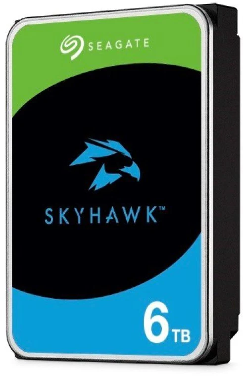 Ausinės „Seagate SkyHawk“ 6TB 3,5 col. SATA ST6000VX009 HDD standusis diskas