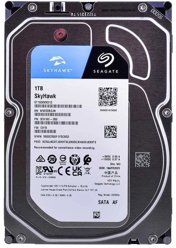 „SEAGATE“ HDD „SkyHawk Surveillance“ (3,5 colio/1 TB/SATA 6 Gb/s/rpm 5400)