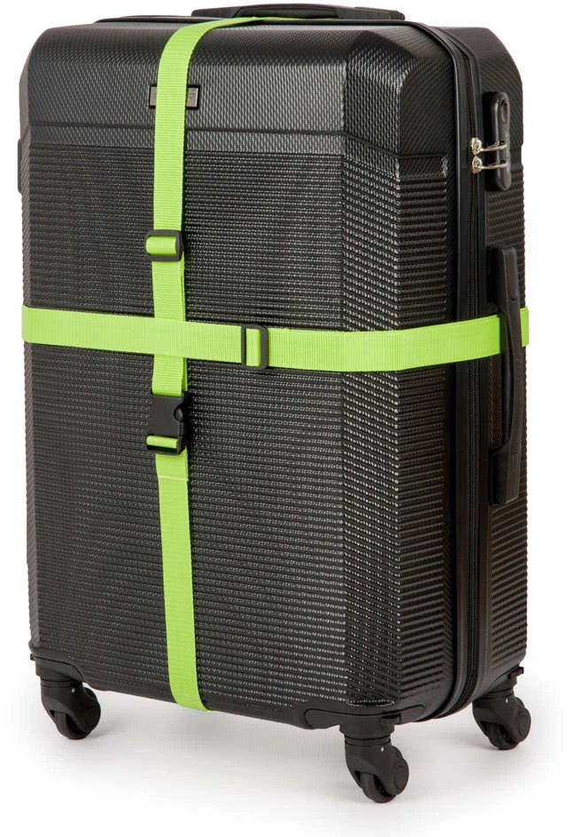 Kelioninis Solier Accessories Security luggage strap set for suitcase SA50 lime