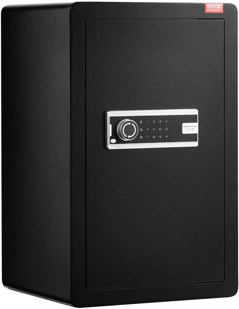 VEVOR 4.0 cu.ft seifas su užraktu ir LED apšvietimu