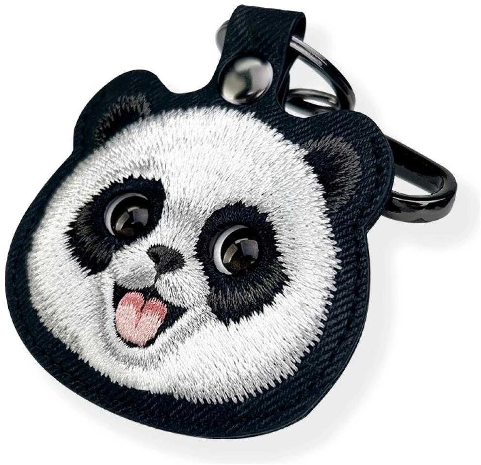 Dėklas daiktų ieškikliui Nimmy New Big Eyed Pet 2.0 Panda juodos spalvos