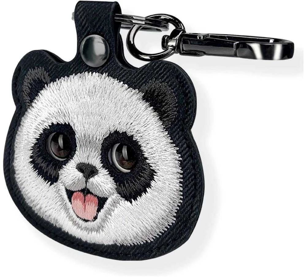 Dėklas daiktų ieškikliui Nimmy New Big Eyed Pet 2.0 Panda juodos spalvos