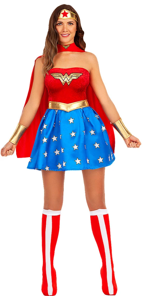 Seksualus Nuostabiosios moters (Wonder Woman) kostiumas moterims – DC Comics