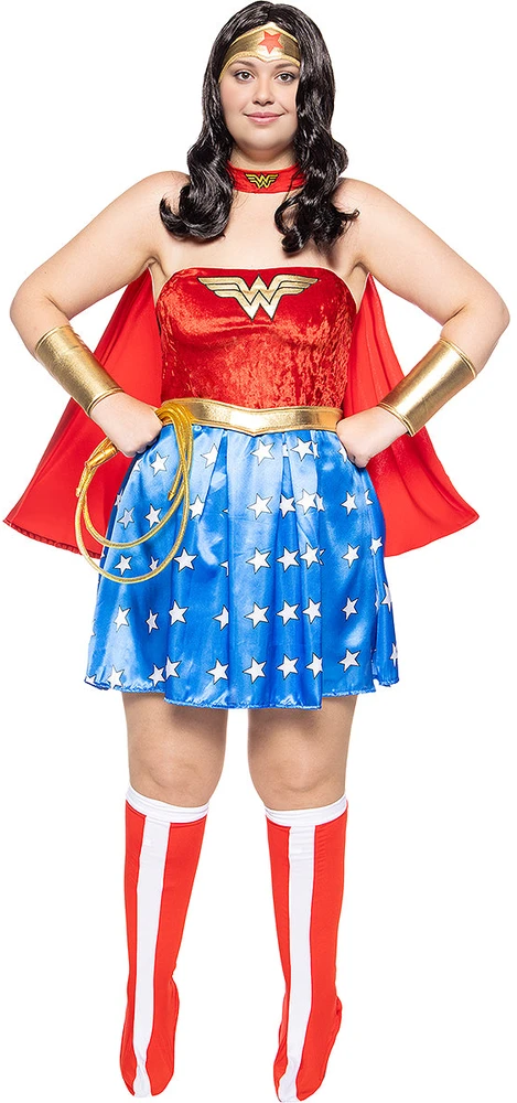 Seksualus Nuostabiosios moters (Wonder Woman) kostiumas moterims – DC Comics