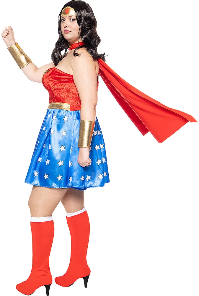 Seksualus Nuostabiosios moters (Wonder Woman) kostiumas moterims – DC Comics