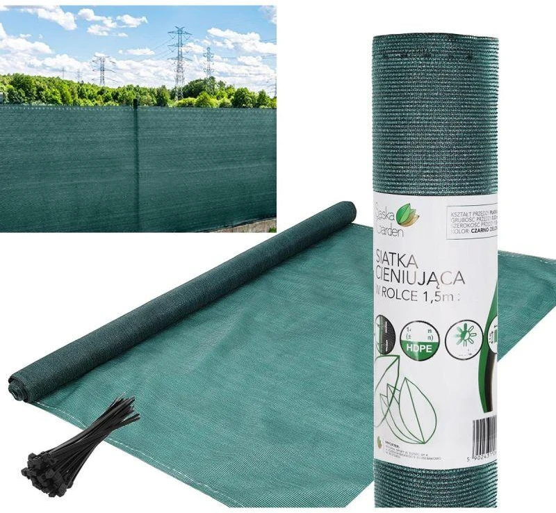Saska Garden Pasislėpimo tinklas 140 g/m² tamsiai žalias