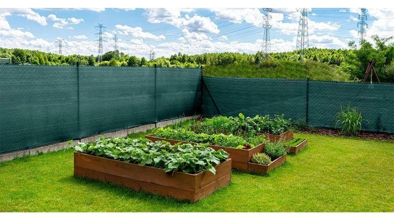 Saska Garden Pasislėpimo tinklas 140 g/m² tamsiai žalias