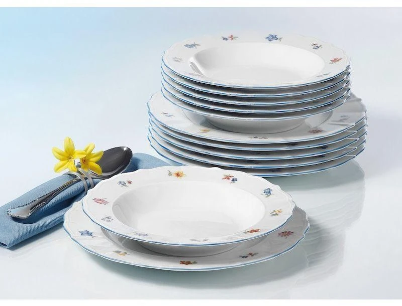 SEW Seltmann Weiden 4003106989848 stalo reikmenų rinkinys 12 vnt Porcelianas Balta