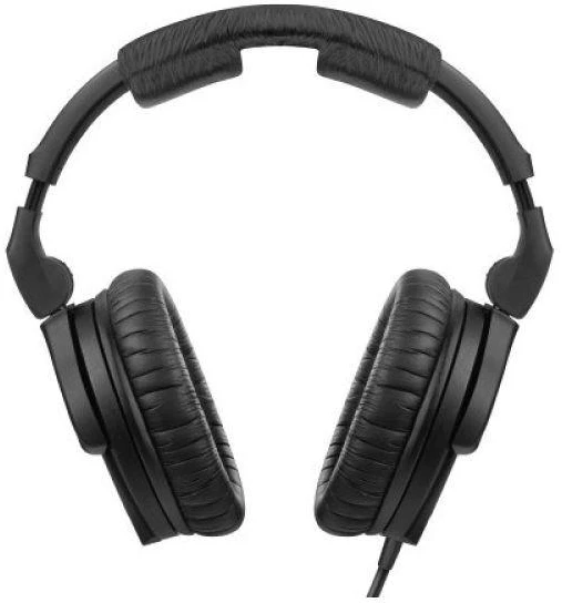 SENNHEISER HD 280 PRO, DYNAMIC HI-FI STEREO Ausinės, 64 ?, CLOSED, ADJUSTABLE HEADBAND, COILED KABELIS 3M, JACK 3.5MM, Juodas