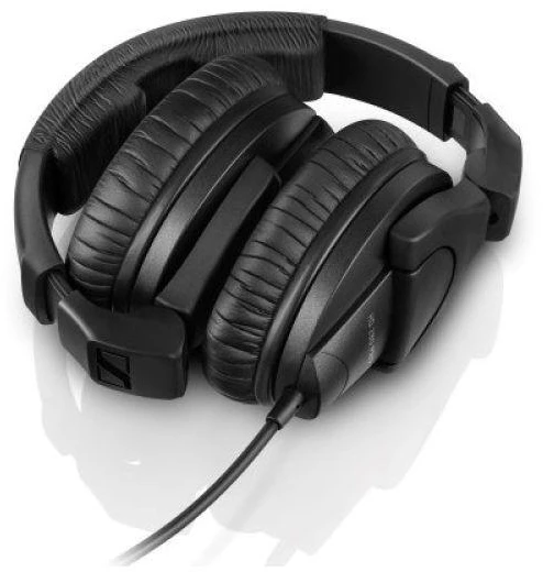 SENNHEISER HD 280 PRO, DYNAMIC HI-FI STEREO Ausinės, 64 ?, CLOSED, ADJUSTABLE HEADBAND, COILED KABELIS 3M, JACK 3.5MM, Juodas