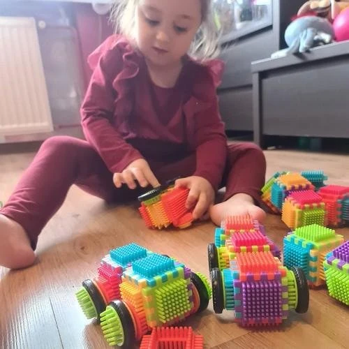 Kruzzel Statybiniai blokeliai - ežiukai 192vnt