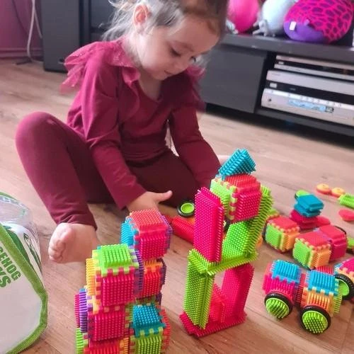 Kruzzel Statybiniai blokeliai - ežiukai 192vnt