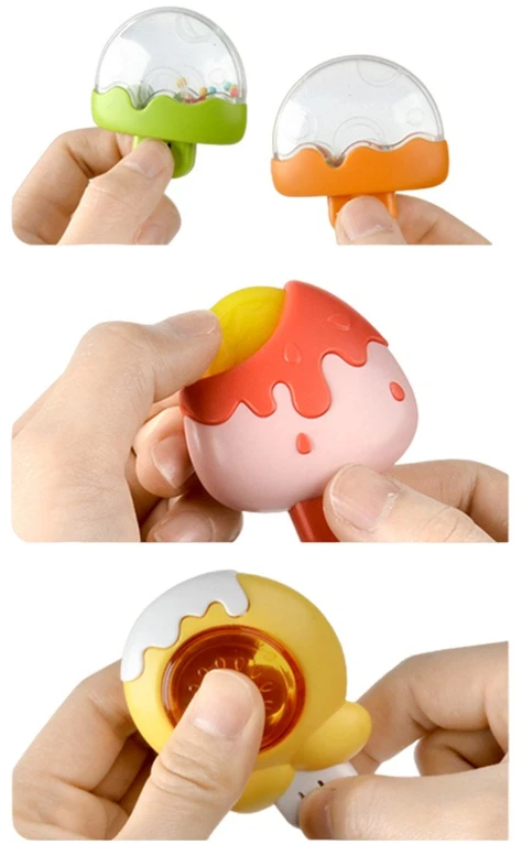 Woopie Baby WOOPIE Lauko žaislas Spinner Paveikslas Paukštis Triušis Keičiamas 3 vnt.