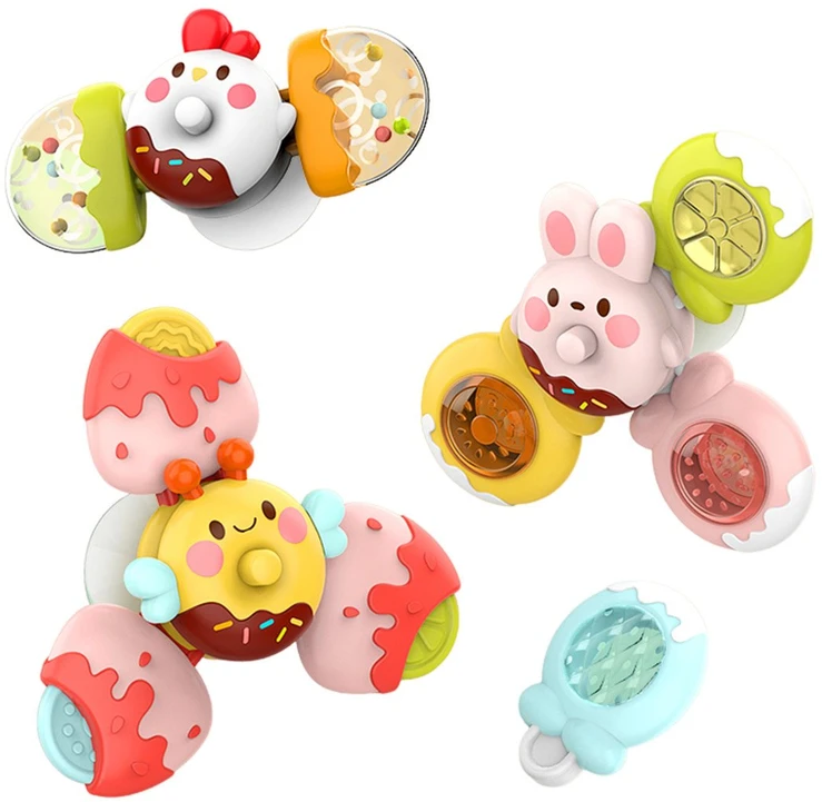 Woopie Baby WOOPIE Lauko žaislas Spinner Paveikslas Paukštis Triušis Keičiamas 3 vnt.