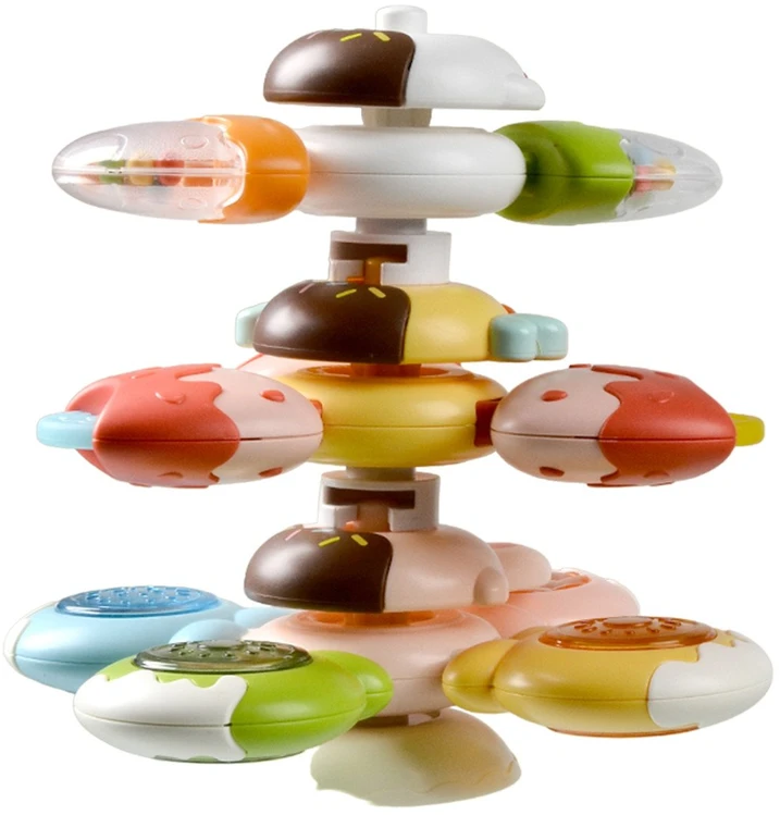 Woopie Baby WOOPIE Lauko žaislas Spinner Paveikslas Paukštis Triušis Keičiamas 3 vnt.