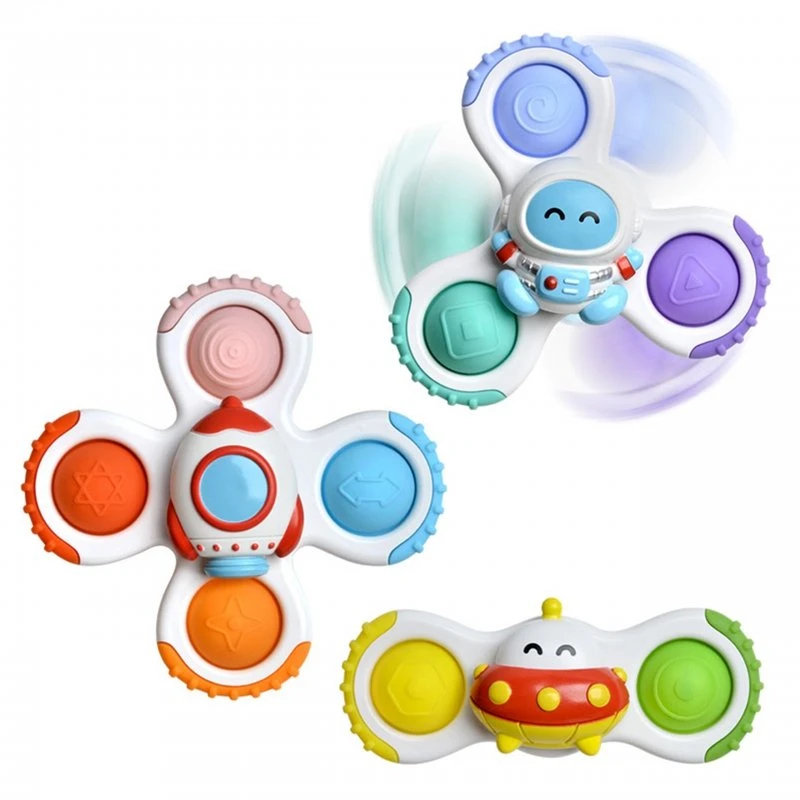 Woopie Baby WOOPIE Spin liguinė, raketa, svetimkūnis, UFO 3 vnt.