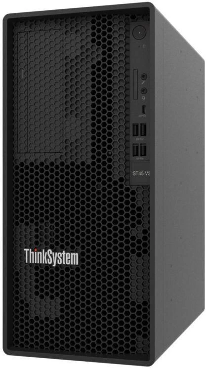 Serveris Lenovo ThinkSystem ST45 V3 1.92 TB bokšto tipo AMD EPYC 4124P 3.8 GHz 16 GB DDR5-SDRAM 500 W