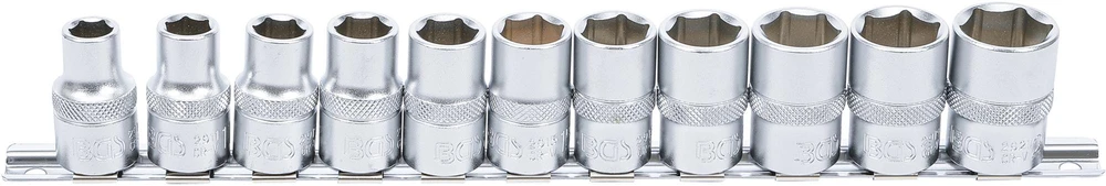 BGS šešiakampių galvučių rinkinys 1/2 colio 10–21 mm, 11 vnt., 9106