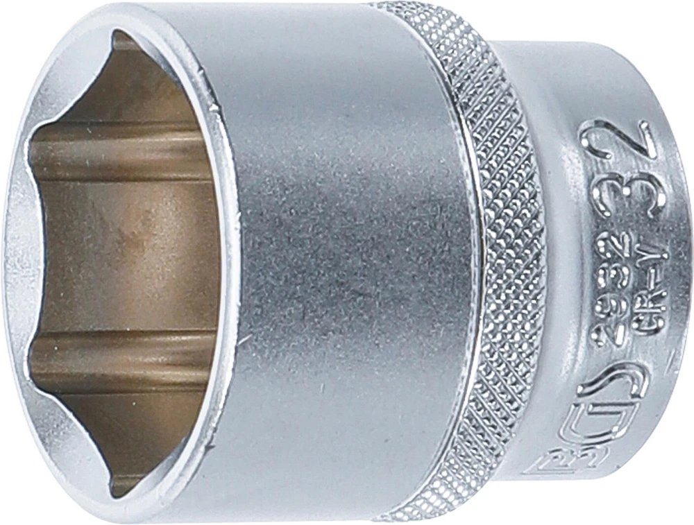 BGS ŠEŠIAKAMPĖ GALVUTĖ | 12,5 MM (1/2") KVADRATINĖ JUNGTIS | 32 MM (2932)