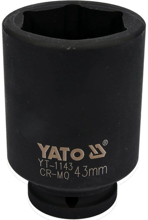 Yato ŠEŠIAKAMPĖ ILGA SMŪGINĖ GALVUTĖ | 43 MM | 20 MM (3/4") (YT-1143)