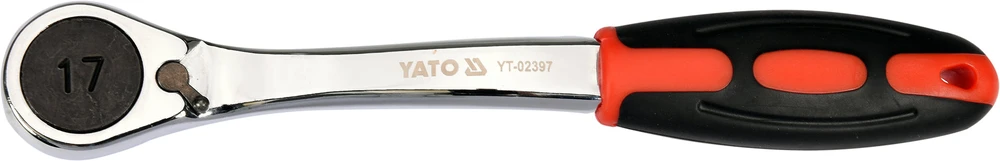 Yato ŠEŠIAKAMPIS RAKTAS SU REKETINIU RANKENA, 17 MM (YT-02397)