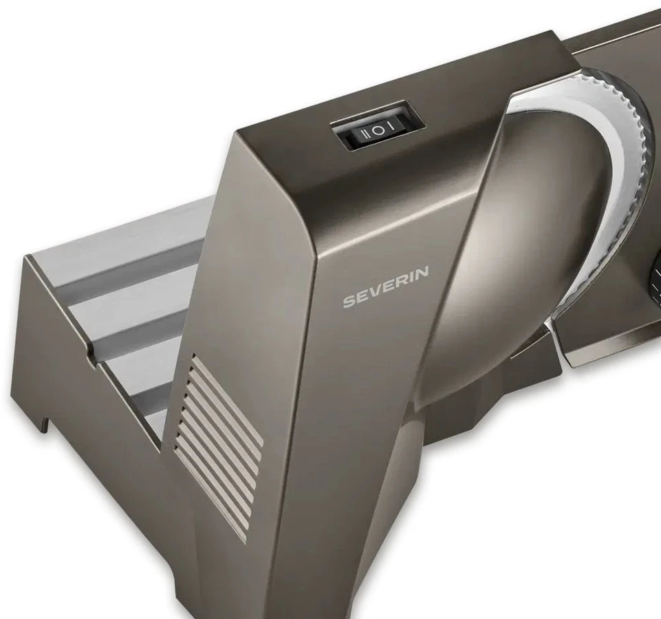 Severin AS 3918 Pjaustyklė elektrinė 2 noże dark inox-aliuminio