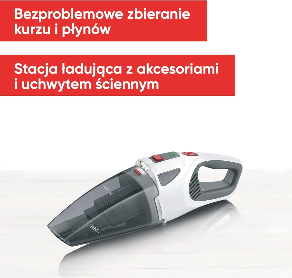 Dulkių siurblys Severin HV 7146 balta ir-pilka