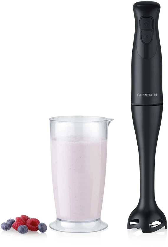 Plakiklis Severin SM 3761 Rankinis maišytuvas w zestawie juoda matinė