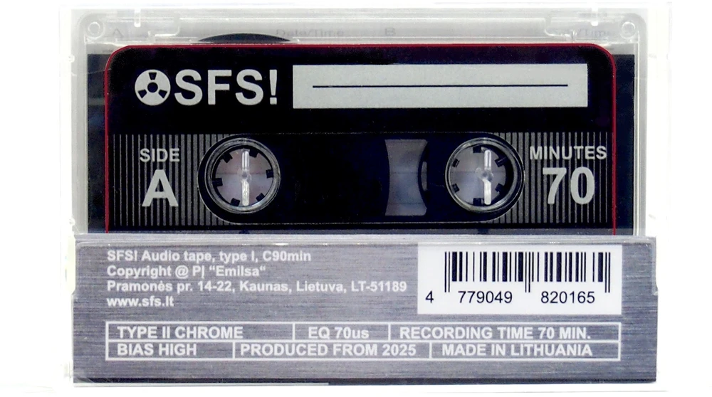 SFS! C-70 Super Cr garso kasetė 70 min