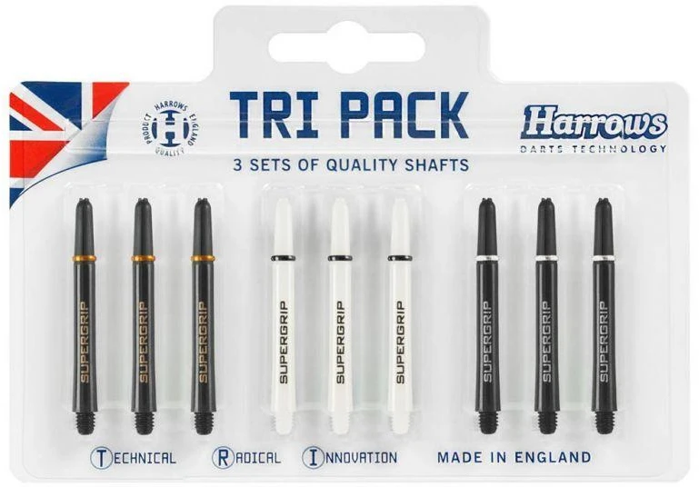 Harrows Smiginio koteliai TRI PACKS Vidutinis 3 rinkiniai x3