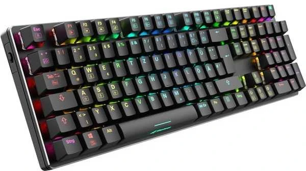 Sharkoon Klaviatūra žaidimams Skiller SGK36W juodas DE