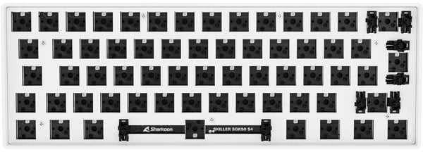 Sharkoon SKILLER SGK50 S4 Barebone, Gaming-klaviatūra - baltas, ISO-išdėstymas