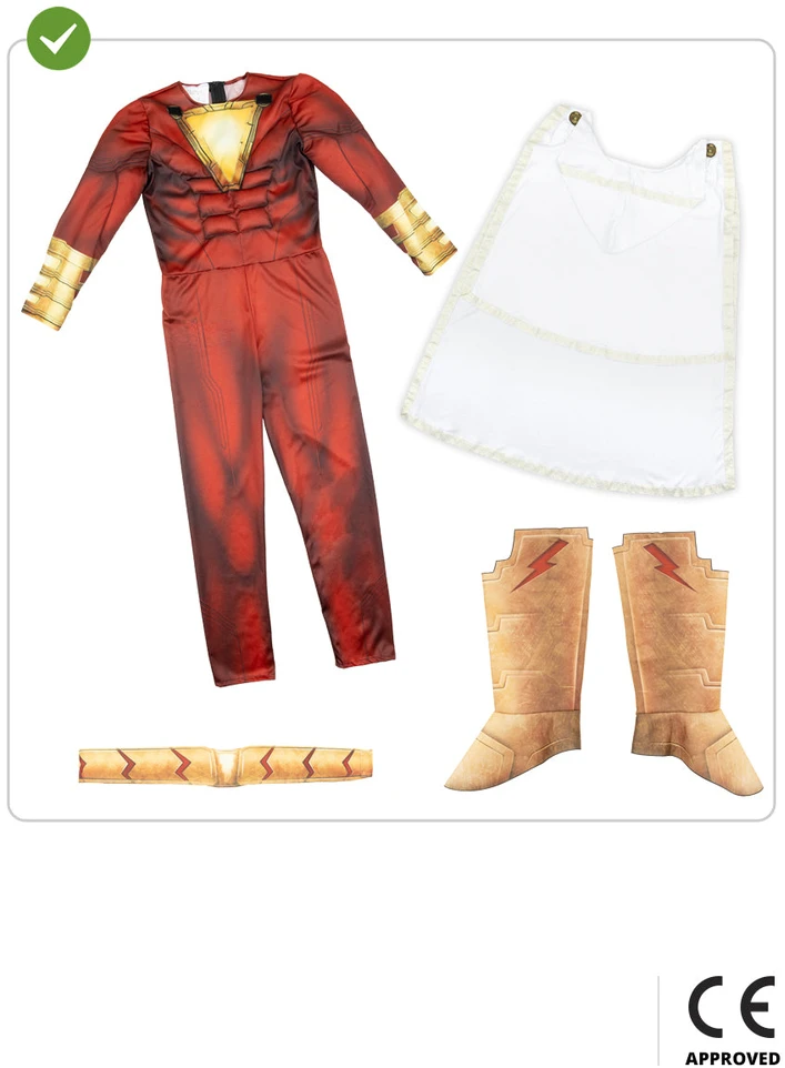 Shazam kostiumas berniukams – DC Comics