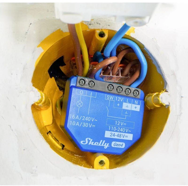 2 „Shelly 1 Gen4 Zigbee“ / „Matter“ valdiklių rinkinys