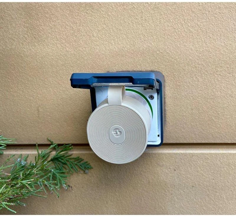 Shelly Plug S Gen3 lauko išmanusis kištukas Mocha