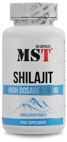 Shilajit kapsulės MST 60 kapsulių