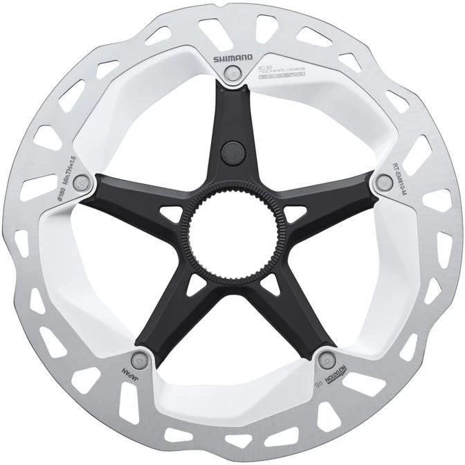 „Shimano“ rotorius 180 mm centrinis užraktas, išorinis RT-EM810, „IceTechFreeza“ su centriniu užraktu