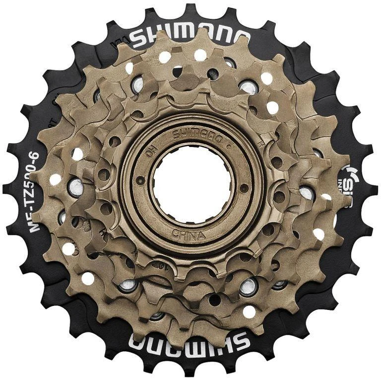 SHIMANO 6 greičių laisvosios eigos žvaigždžių blokas MF-TZ50 14-28T