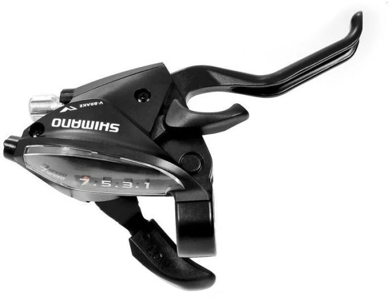 Pavarų perjungimo ir stabdžių rankenėlė Shimano ST-EF500 7-speed