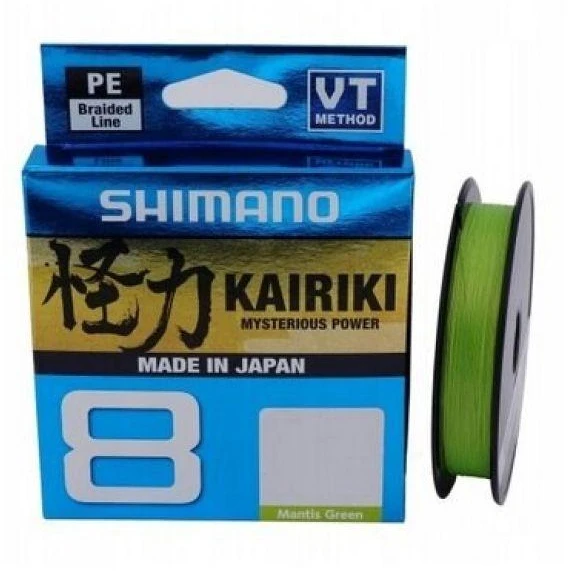 Braid Shimano Kairiki 8 0,060mm 150m 5,3kg M. Žalias