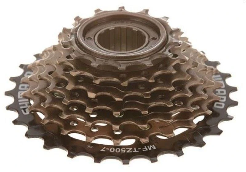 SHIMANO laisvos eigos žvaigždžių blokas MTB FTZ500 TOURNEY 7 greičių