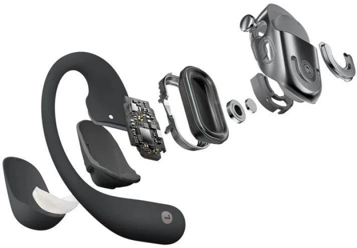 Dėklas Shokz OpenFit 2+ Bevielės ausinės Juodos