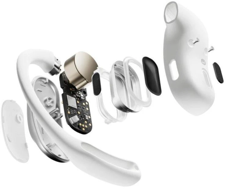 Ausinės Shokz OpenFit Air, Baltos spalvos